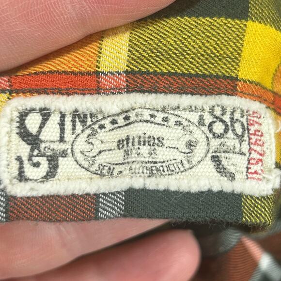 Etnies Devine Calloway Classics Button Up Shirt‎ Men's Size Large Plaid Casual - Picture 3 of 5